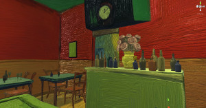 While the painted texture added some realism to the lighting style, it was not the look I was going for